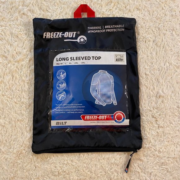 Freeze Out Thermal Black Long Sleeve Shirt Size Small - Picture 9 of 9